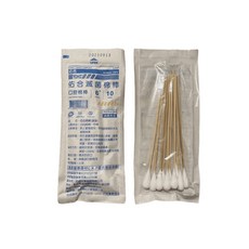 佑合 滅菌棉棒 (普通/ENT/口腔/沖洗) (6入/10入), 1包, 10入