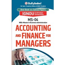 (英文圖書) MS-04 Accounting and Finance for Managers 平裝版, Gullybaba Publishing House ..., 英文