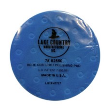 LAKE COUNTRY 蠟妹緹緹 LC CCS Smart Pads 5.5吋 拋光綿 半厚度, 藍, 1個