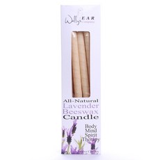 Wally's Natural Products 蜂蠟薰衣草耳燭, 12件