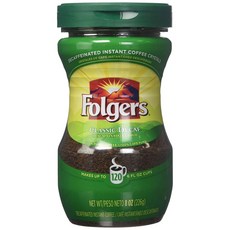 Folgers 經典低咖啡因即溶咖啡, 226g, 1罐, 1罐