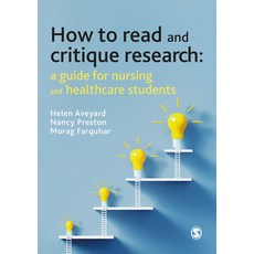 (英文圖書) How to Read and Critique Research: A Guide for Nursing and Healthcare Students 精裝版, Sage Publications Ltd, 英文