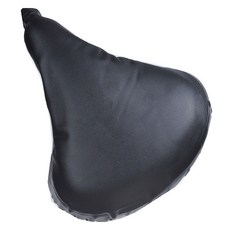 彈性凝膠自行車坐墊套, 1個, 黑色