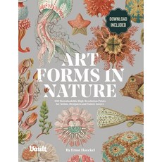 Art Forms in Nature by Ernst Haeckel: 100 Downloadable High-Resolution Prints for Artists Designers... 平裝版, Avenue House Press Pty Ltd, 英文