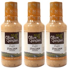 Olive Garden 清爽義大利沙拉醬, 3個, 473ml