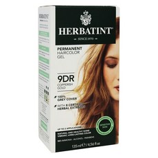 HERBATINT Permanent Herbal染髮凝膠 135ml, 1個, 銅金