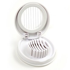 NORPRO 雞蛋蘑菇切片機, 1個, 白色的