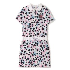 PinkynDianne 女款動物花紋印花高爾夫連身裙