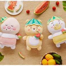 KAKAO FRIENDS 夏日西瓜萊恩小抱枕, APEACH,現貨