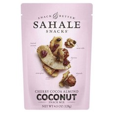 SAHALE SNACKS 風味杏仁 添加椰子櫻桃可可, 1個, 128克