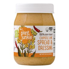BETTER BODY FOODS Plant Junky Spread & Dressing 菜籽油 Chipotle Lime 無麩質, 1個, 444ml