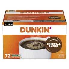 DUNKIN' 中度烘焙原味混合膠囊咖啡 72 粒, 1個, 72入, 10.5克