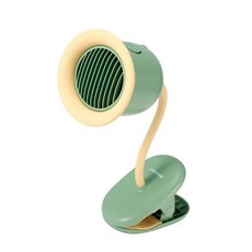 KIDMORY 夾式多功能低噪風扇 推車風扇 USB充電風扇 嬰兒外出必備, 黃色