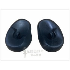 染髮掛式耳罩 (矽膠軟式), 1個, 黑色
