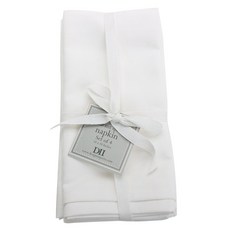 DESIGN IMPORTS 餐廳優質餐巾紙 4 包, 1組, 白色的, 4張