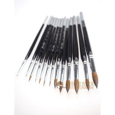 汶采 馬可威純貂毛水彩筆(圓)AR水彩畫筆套裝 (12.14.16.18.20) 圓頭水彩筆, (圓)14(AR2514)