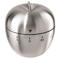 Oggi Corporation Kitchen 蘋果烹飪計時器, 1個, 銀