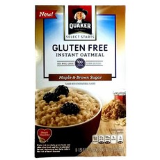 QUAKER 桂格 即食燕麥片 楓糖+紅糖風味, 1盒, 344g