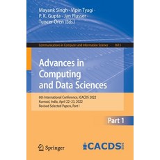 (英文圖書) Advances in Computing and Data Sciences: 6th International Conference ICACDS 2022 Kurnool ... 平裝版, Springer, 英文