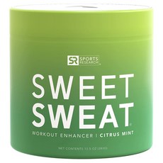 SPORTS RESEARCH Sweet Sweat運動強化凝膠 Citrus Mint, 1罐, 383g