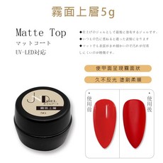 艾薇奈兒 JND 日式罐裝基礎膠 5g (JD系列/霧面上層/封層/台灣製)