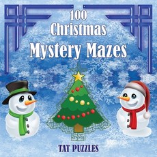 (英文圖書) 100 Christmas Mystery Mazes 平裝版, Tried and Trusted Indie Pub..., 英文