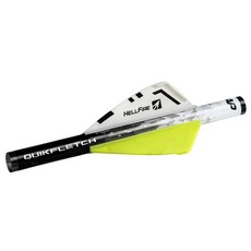 Nap QuikFletch Hellfire 射箭用品 5公分, 1個, 白色 + 黃色