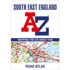 (英文圖書) South East England Regional A-Z Road Atlas 平裝版, Geographers' A-Z Map Compan..., 英文