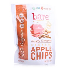 bare 無麩質烘焙肉桂蘋果脆片, 1包, 85g