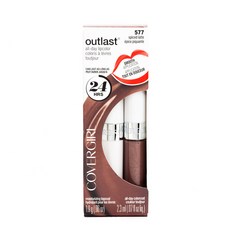 COVERGIRL Outlast 全天唇彩套組 2 1.9g + 2.3ml, Latte, 1盒