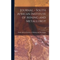 (英文圖書) Journal - South African Institute of Mining and Metallurgy; 22 精裝版, Legare Street Press, 英文