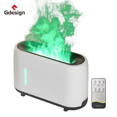 七彩火焰水氧機 CF01-KC027W, 白色