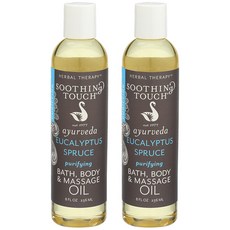 SOOTHING TOUCH 桉樹雲杉身體按摩油, 2個, 236ml