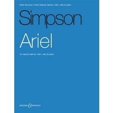 (英文圖書) Simpson: Ariel for Basset Clarinet Violin Cello and Piano Score 平裝版, Boosey & Hawkes Inc, 英文