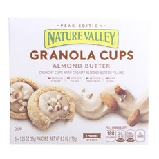 NATURE VALLEY 杏仁奶油餅乾, 5份, 35g