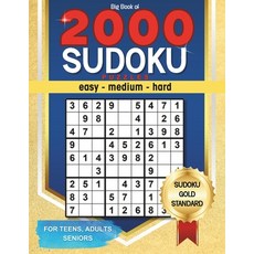 (英文圖書)Big Book of 2000 Sudoku Puzzles: Easy Medium Hard Sudoku Puzzles for Adults R... 平裝版, Independently Published, 英文