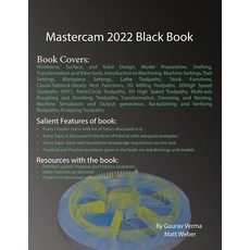 (英文圖書) Mastercam 2022 Black Book 平裝版, Cadcamcae Works, 英文