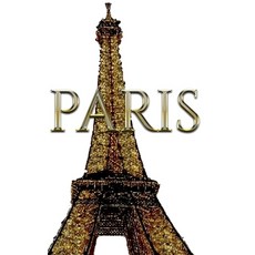Paris Eiffel Tower Gold diamond Glitter Bling Creative blank journal sir Michael designer edition 精裝版, Blurb, 英文