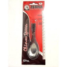 【美國媽咪】斑馬牌 新版 正304 不銹鋼 兒童匙 6入組 湯匙 小朋友 學習匙, 詳見包裝, 詳見包裝, 詳見包裝