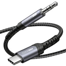 CODEWAY 音訊 Type-C 轉 AUX 連接線 車用音源線, 1個, 混色, WA7135-0.5M