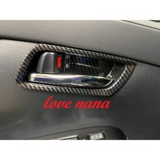 娜娜汽車 豐田 ALPHARD 阿法 專用 正副駕內門碗 卡夢款, 碳纖維