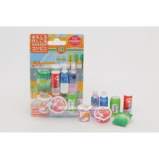 IWAKO 造型橡皮擦-便利商店系列(盒裝)日本製, 1組, Multi-color