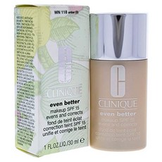 CLINIQUE 倩碧 勻淨無瑕粉底液 SPF15, 1瓶, 13 Amber
