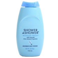 SHOWER TO SHOWER 吸水體粉, 早晨新鮮, 1個, 28克