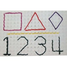 USL 遊思樂 黏線板筆組 (白色 2板 2筆 五色繩) 教具, 2個