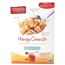 Van's Simply Delicious 無麩質蜂蜜穀物脆片, 1盒, 311g