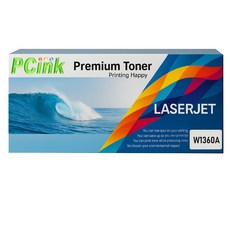 PCink 相容碳粉匣 W1360A 適用 HP 136A M236sdw M211dw, 黑色, 1個