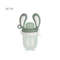 英國 kidsme 增量版咬咬樂輔食器 (3色可選) 蟲寶寶, 柚子綠