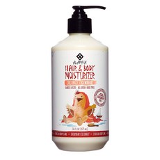 ALAFFIA 孩童頭髮身體椰子草莓香保濕乳, 1瓶, 475ml
