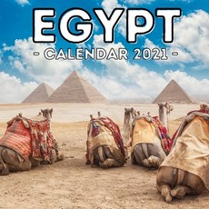 (英文圖書) Egypt Calendar 2021: 16-Month Calendar Cute Gift Idea For Egypt Lovers Women & Men 平裝版, Independently Published, 英文